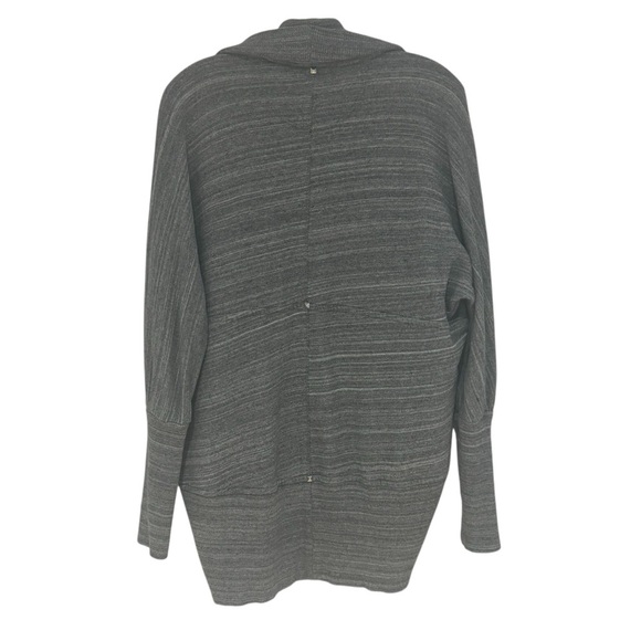 WILFRED Women’s Diderot Open-Front Cocoon Long Sleeve Cardigan, Grey - Small - Picture 7 of 10